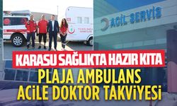 Plaja ambulans, acile doktor takviyesi
