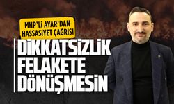 MHP’li Ayar’dan orman yangınlarına karşı hassasiyet çağrısı