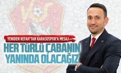 Yeniden Refah’tan Karasuspor yönetimine tebrik mesajı