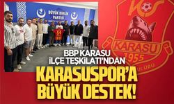 BBP Karasu İlçe Teşkilatı’ndan Karasuspor’a 250 bin TL destek
