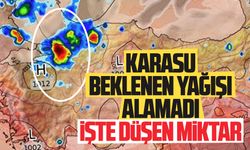 Karasu, beklenen yağışı alamadı, işte düşen yağış miktarı