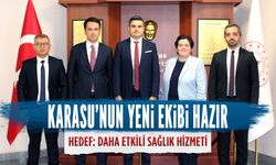 Karasu Devlet Hastanesi’nde yeni yönetim kadrosu göreve başladı