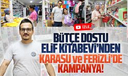 Bütçe dostu Elif Kitabevi’nden Karasu ve Ferizli’de kampanya