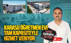 Karasu Öğretmen Evi, tam kapasiteyle misafirlerini ağırlıyor