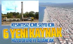 Karasu ve Kocaali’ne kesintisiz içme suyu için altı yeni kaynak