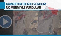 Karasu’da silahlı saldırı! Beklediler, 3 mermiyle vurdular ve kaçtılar