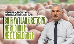 Başkan Arık fındık fiyatının açıklanmasının ardından değerlendirmede bulundu