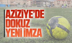 Aziziye’de dokuz yeni imza