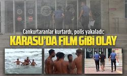 Cankurtaranlar kurtardı, polis yakaladı: Karasu’da film gibi olay