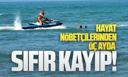Hayat nöbetçileri 3 ayda 586 olaya müdahale etti