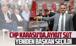 Aykut Süt, yeniden CHP Karasu ilçe başkanı seçildi