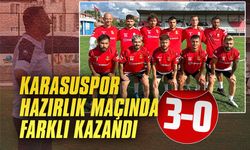 Karasuspor hazırlık maçında farklı kazandı