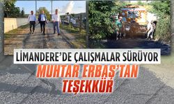 Limandere’de çalışmalar sürüyor! Muhtar Erbaş’tan teşekkür