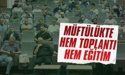 Karasu Müftülüğü’nden aylık toplantı ve afet eğitimi