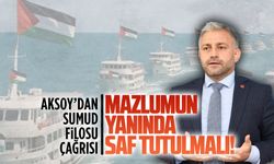 Murat Ali Aksoy’dan Sumud Filosu çağrısı
