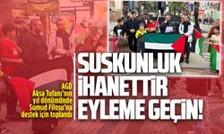 AGD, Aksa Tufanı’nın yıl dönümünde Sumud Filosu’na destek için toplandı