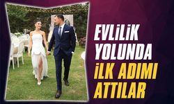 Asya ve Berkay, evliliğe ilk adımı attı