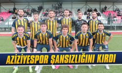 Aziziyespor şansızlığını kırdı