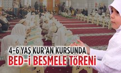 Fatih Camii 4-6 Yaş Kur’an Kursu’nda Bed-i Besmele töreni