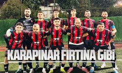 Karapınar fırtına gibi