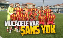 Karasuspor’da mücadele var, şans yok