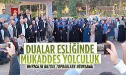 Karasu’da umreciler dualarla uğurlandı