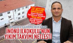 Başkan Yardımcısı Karakaş’tan İnönü İlkokulu’nun yıkım kararı ile ilgili ilk açıklama