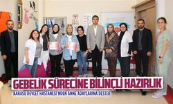 Karasu Devlet Hastanesi’nden anne adaylarına bilinçli gebelik eğitimi