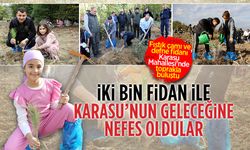 Karasu’da Milli Ağaçlandırma Günü’nde iki bin fidan dikildi