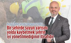 Karasulu İYİ Parti Sakarya İl Başkanlığından kayıp su tepkisi