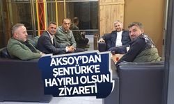 Başkan Aksoy’dan, Osman Şentürk’e hayırlı olsun ziyareti