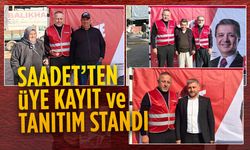 Saadet Partisi’nden Halk Pazarı’nda üye kayıt ve tanıtım standı