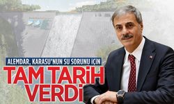 ALEMDAR, KARASU’NUN SU SORUNU İÇİN TAM TARİH VERDİ