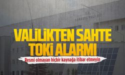 Valilikten TOKİ adı kullanılarak yapılan dolandırıcılıklara karşı uyarı