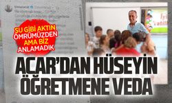 Timur Acar’dan Hüseyin Yılmaz’a yürek burkan veda