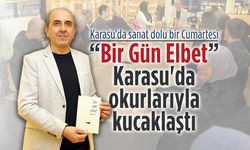 Yazar İbrahim Gürel, Karasu’da sanatseverlerle bir araya geldi