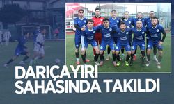 Darıçayırı sahasında takıldı