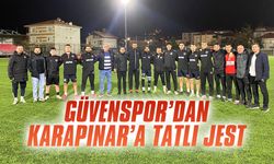Güvenspor’dan Karapınar’a tatlı jest