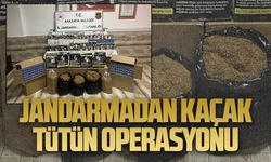 Karasu’da jandarmadan kaçak tütün operasyonu