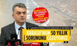 Başkan Sarı, büyükşehir belediyesi meclis toplantısında riskli alan için söz aldı