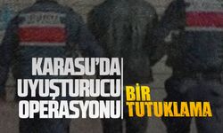 Karasu’da uyuşturucu operasyonu: 1 tutuklama