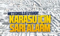 Meteoroloji’den Karasu için kuvvetli kar uyarısı!