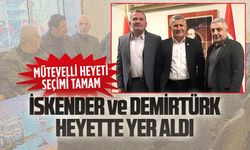 İskender ve Demirtürk SYDV Mütevelli Heyeti’nde