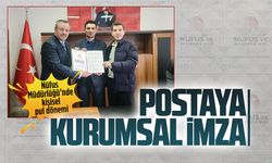 PTT tarafından Nüfus Müdürlüğü’ne 925 adet kişisel pul teslim edildi