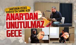 Santur ustası Sedat Anar ve ailesi, Karasu’da sahne aldı