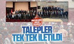 Karasulu muhtarlar Ankara’da temaslarda bulundu