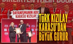 Türkiye Kızılay Şubeler Kurultayı’nda Karasu’ya üçüncülük