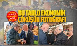 Sarıoğlu’ndan pazar ziyaretlerinde ekonomi eleştirisi