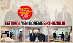 İlçe Milli Eğitim Müdürü Furkan Enşici’den okullara ikinci dönem ziyareti