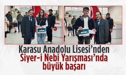 Karasu Anadolu Lisesi’nden Siyer-i Nebi Yarışması’nda büyük başarı